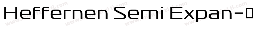 Heffernen Semi Expan字体转换